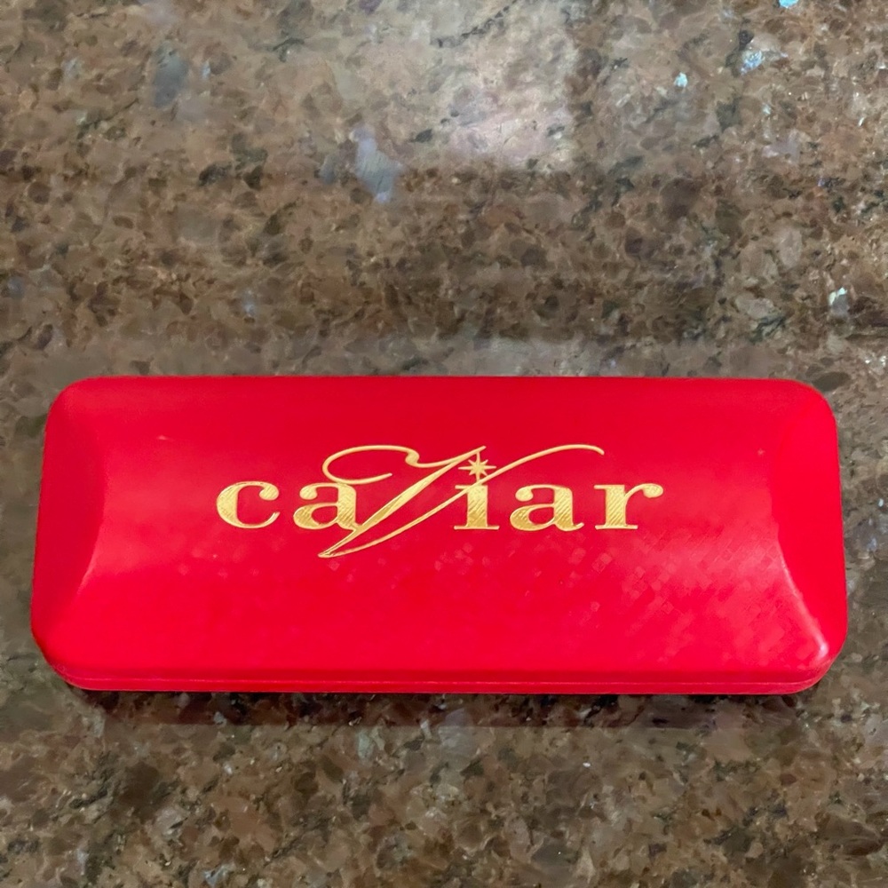 Caviar Brown Tortoise Shell Glasses Frames W/ Swa… - image 2